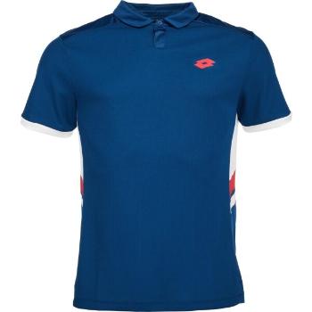 Lotto SQUADRA III POLO SHIRT Pánské tenisové polo tričko, modrá, velikost