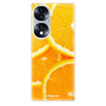 Odolné silikonové pouzdro iSaprio - Orange 10 - Honor 70