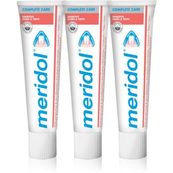Meridol Complete Care zubní pasta pro citlivé zuby 3x75 ml