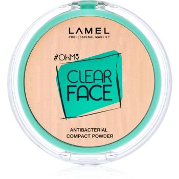 LAMEL OhMy Clear Face kompaktní pudr s antibakteriální přísadou odstín 402 Vanilla 6 g