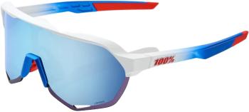 100% S2 - TotalEnergies Team Matte White / Metallic Blue / HiPER Blue Multilayer Mirror Lens uni