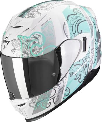 Scorpion EXO 520 EVO AIR FASTA White/Light Blue XS Přilba