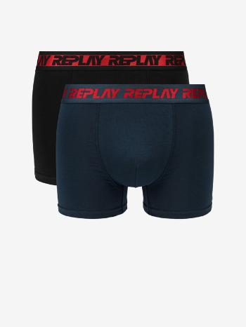 Replay Boxerky 2 ks Modrá