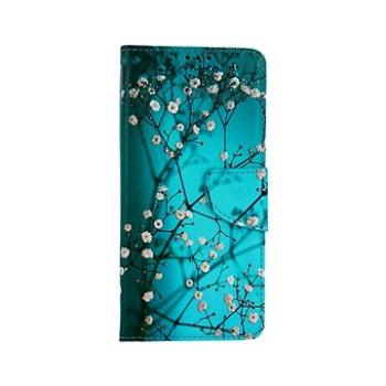 TopQ Xiaomi Mi 10T Lite knížkové Modré s květy 58305 (Sun-58305)