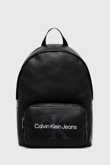 Batoh Calvin Klein Jeans pánský, černá barva, velký, s potiskem