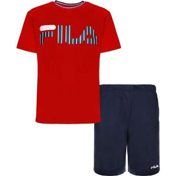 Fila JERSEY SHORTS PYJAMAS SS M Pánské pyžamo, červená, velikost