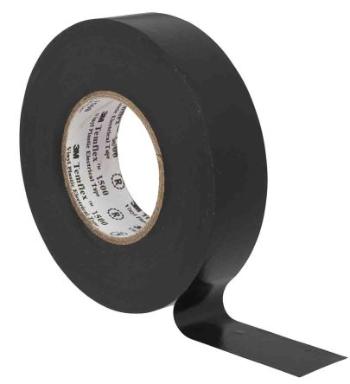3M Temflex 1500 Elektroizolační páska, 15 mm x 10 m, černá