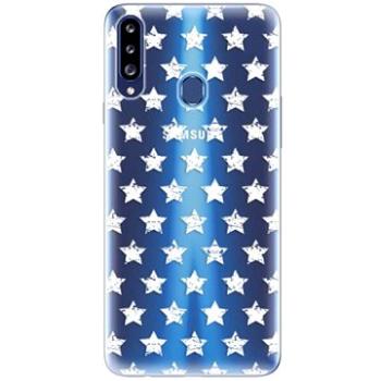 iSaprio Stars Pattern - white pro Samsung Galaxy A20s (stapatw-TPU3_A20s)