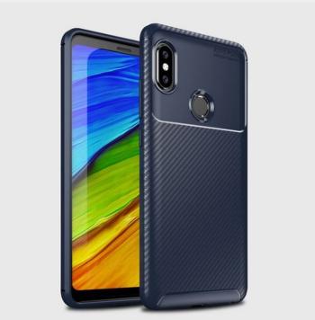 Ziskoun Luxusní silikonové pouzdro pro Xiaomi Redmi Note 6 PZK98 Barva: Modrá