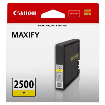 CANON PGI-2500 Y - originální cartridge, žlutá, 9,6ml