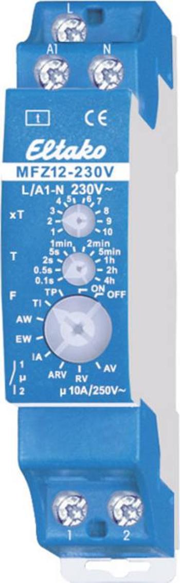 Multifunkční časové relé Eltako MFZ12-230V, 230 V, čas.rozsah: 0.1 s - 40 h, 1 spínací kontakt 1 ks