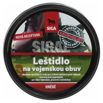 Siga vojenské leštidlo hnědé 100g