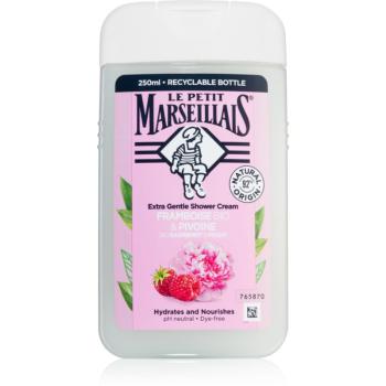 Le Petit Marseillais Raspberry & Peony Bio krémový sprchový gel 250 ml