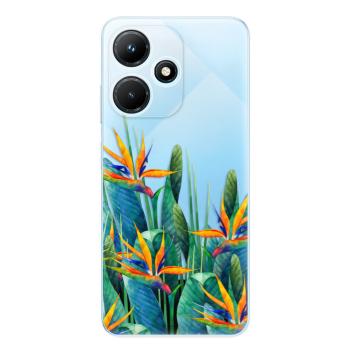 Odolné silikonové pouzdro iSaprio - Exotic Flowers - Infinix Hot 30i