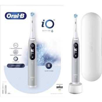 Oral B iO 6 Series elektrický zubní kartáček Grey Opal