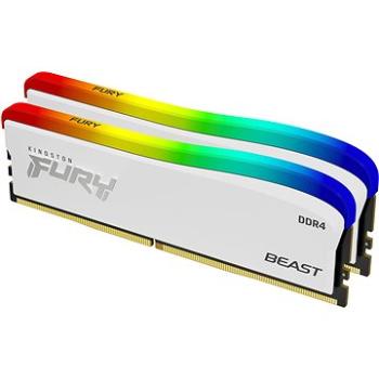 Kingston FURY 16GB KIT DDR4 3200MHz CL16 Beast RGB White Special Edition (KF432C16BWAK2/16)