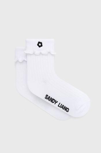 Ponožky Vans X Sandy Liang dámské, bílá barva
