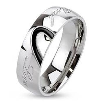 Spikes USA OPR1015 Pánský snubní prsten LOVE - velikost 65 - OPR1015-65