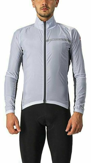 Castelli Squadra Stretch Bunda Silver Gray/Dark Gray L