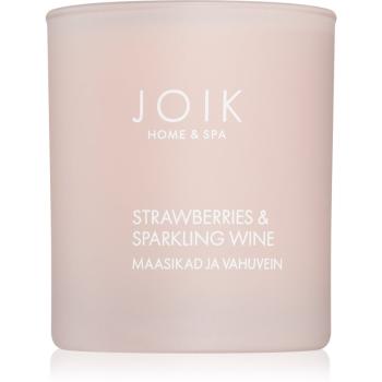 JOIK Home & Spa Strawberries & Sparkling Wine vonná svíčka 150 g