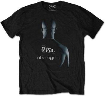 2Pac Tričko Changes Black 2XL