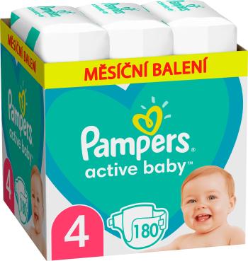 Pampers Active Baby Velikost 4, 180 ks