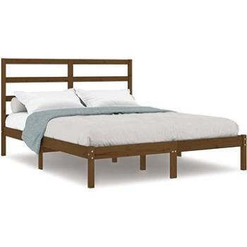 Rám postele medově hnědý masivní dřevo 120×190 cm Small Double, 3104906 (3104906)