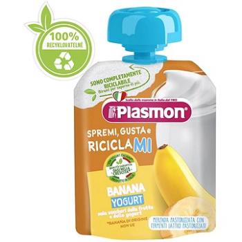 PLASMON bezlepková ovocno-jogurtová banán 85 g, 6m+ (8001040416914)