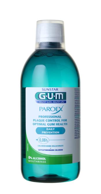 GUM PAROEX ústní voda (výplach, CHX 0,06 % + CPC 0,05 %), 500 ml
