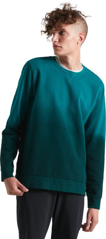 Specialized Men's Legacy Spray Crewneck LS - tropical teal L