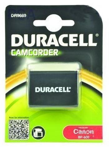 DURACELL Baterie - DR9689 pro Canon BP-808, černá, 850 mAh, 7.4V