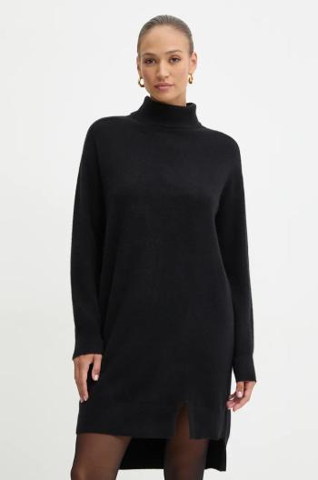 Vlněné šaty Pinko černá barva, mini, oversize, 103983 A22C