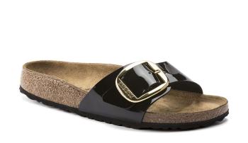 Birkenstock Madrid Big Buckle Patent Black Narrow Fit černé 1019813