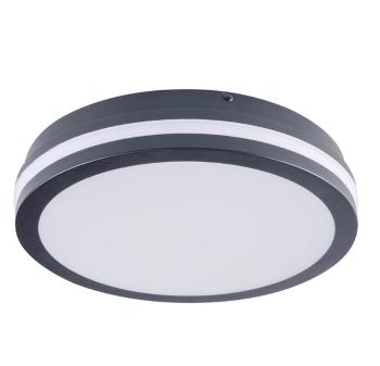 SAPHO BENO stropní LED svítidlo pr.260x55mm, 24W, černá grafit 33341