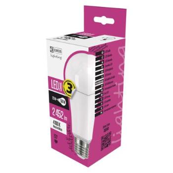 Emos LED žárovka Classic A67 20W E27 neutrální bílá