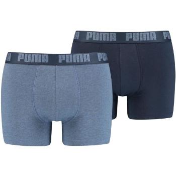 Puma BASIC BOXER 2P Pánské boxerky, světle modrá, velikost S