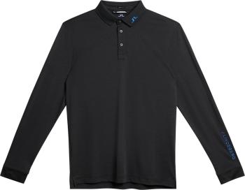 J.Lindeberg Tour Tech Mens Long Sleeve Black XL Polo košile