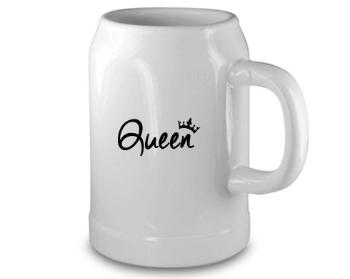 Pivní půllitr Queen