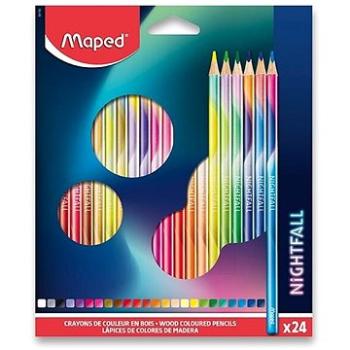 MAPED Nightfall Teens, 24 barev (3154148317029)