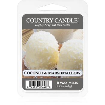 Country Candle Coconut & Marshmallow vosk do aromalampy 64 g