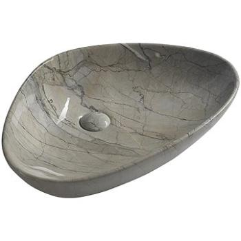 SAPHO DALMA keramické umyvadlo 58,5x14x39 cm, grigio                                                 (MM213)