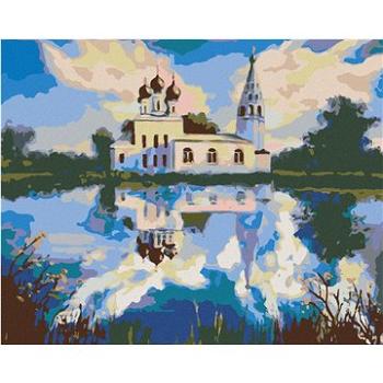Malování podle čísel - Kostelík u rybníka (HRAmal00271nad)
