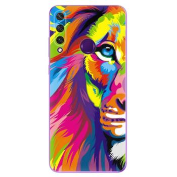 Odolné silikonové pouzdro iSaprio - Rainbow Lion - Huawei Y6p