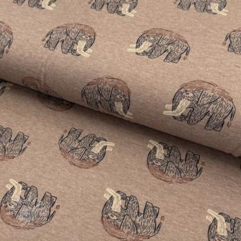 Úplet Mammoth taupe melange