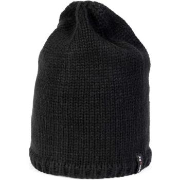 Finmark WINTER HAT Dámská zimní pletená čepice, černá, velikost UNI