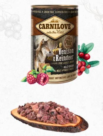 CARNILOVE  konz.  ADULT VENISON/reindeer - 400g