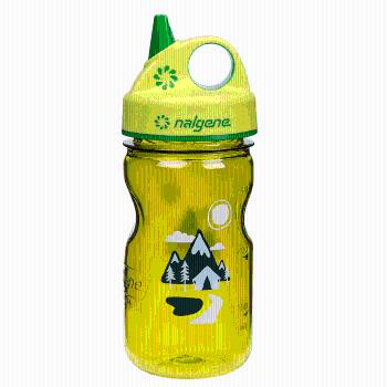 Dětská láhev NALGENE Grip'n Gulp 350 ml  Green Trail