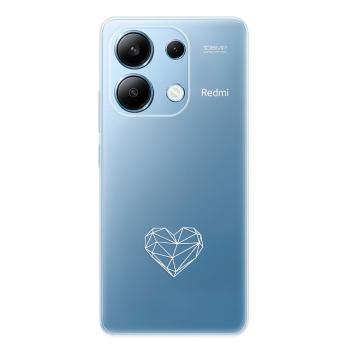 Odolné silikonové pouzdro iSaprio - čiré - Digital Love - Xiaomi Redmi Note 13