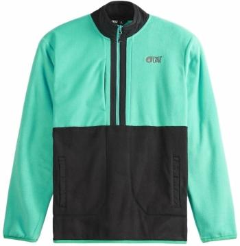 Picture Mathew 1/4 Fleece Black/Spectra Green XL Svetr