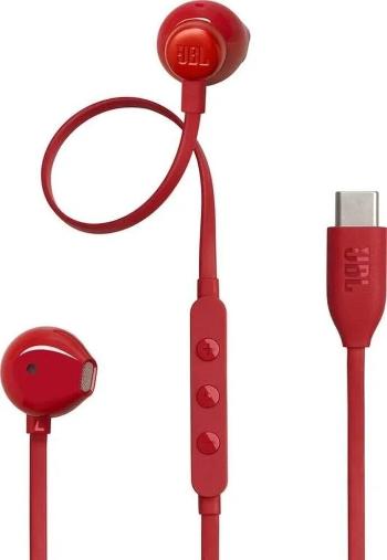 JBL TUNE 305 USB-C Red Sluchátka do uší